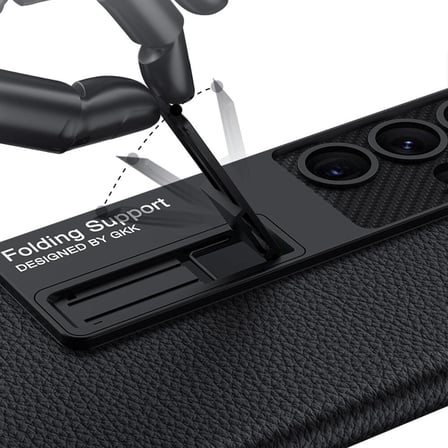 Samsung Galaxy S24 Ultra Uyumlu Kılıf Zore Kıpta Standlı Kapak