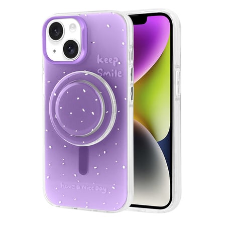Apple iPhone 13 Uyumlu Kılıf M-safe Şarj Özellikli Tak-Çıkar Pop Soketli Zore Tiktok Kapak