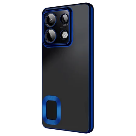 Xiaomi Redmi Note 13 Pro 5G Uyumlu Kılıf Kamera Korumalı Logo Gösteren Zore Omega Kapak