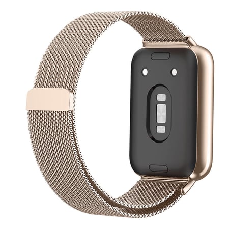 Samsung Galaxy Fit 3 Uyumlu Kordon Hasır Metal Mıknatıslı Örgü Zore KRD-01 Kayış