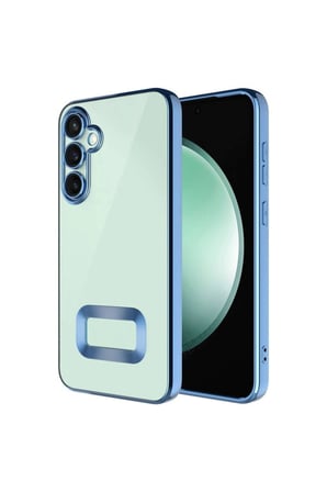 Samsung Galaxy S24 Uyumlu Kılıf Kamera Korumalı Logo Gösteren Zore Omega Kapak