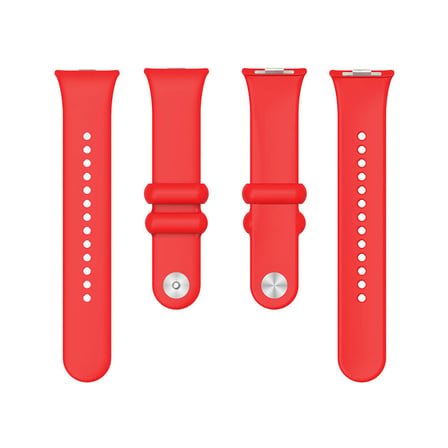 Xiaomi Redmi Watch 4 Uyumlu Kordon Silikon Spor Geçmeli Zore KRD-109 Kayış