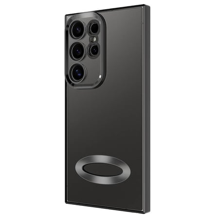 Samsung Galaxy S24 Ultra Uyumlu Kılıf Kamera Korumalı Logo Gösteren Zore Omega Kapak