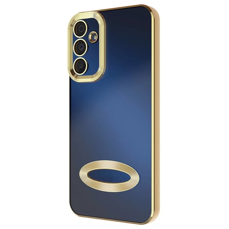 Samsung Galaxy A15 Uyumlu Kılıf Kamera Korumalı Logo Gösteren Zore Omega Kapak