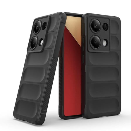 Redmi Note 13 Pro 4G Uyumlu Kılıf Esnek TPU Oyuklu Arka Yüzey Tasarımlı Zore Etnik Silikon Kapak
