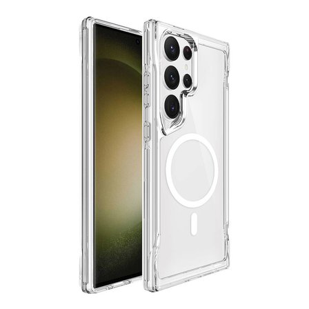 Samsung Galaxy S24 Ultra Uyumlu Kılıf Zore M-safe Şarj Özellikli T-Max M-safe Kapak