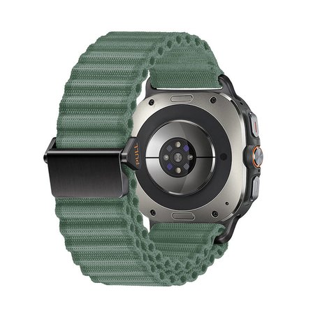 Samsung Galaxy Watch Ultra 47mm Uyumlu Zore KRD-120 Naylon Kumaş Hasır Örgülü Kordon