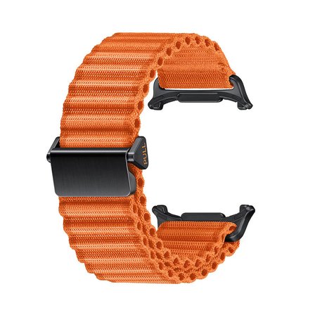 Samsung Galaxy Watch Ultra 47mm Uyumlu Zore KRD-120 Naylon Kumaş Hasır Örgülü Kordon