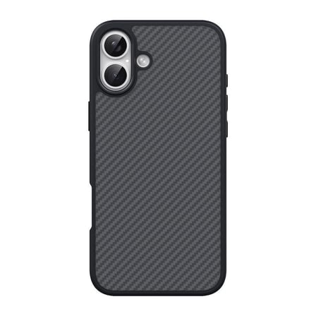 Apple iPhone 16 Uyumlu Kılıf M-safe Şarj Özellikli Karbon Fiber Tasarımlı Zore Elnino Kapak