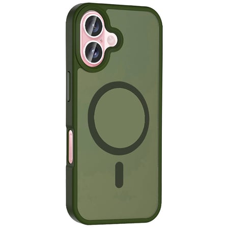 Apple iPhone 16 Uyumlu Kılıf M-safe Şarj Özellikli Mat Arka Yüzey Zore Sio Kapak