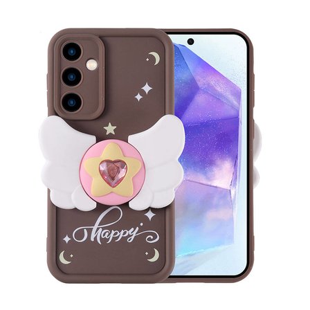 Samsung Galaxy A35 Uyumlu Kılıf Kamera Korumalı Figür Tasarımlı Zore Kapya Kapak