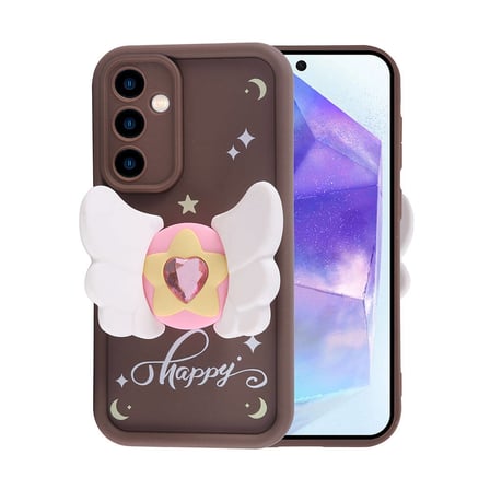 Samsung Galaxy A35 Uyumlu Kılıf Kamera Korumalı Figür Tasarımlı Zore Kapya Kapak