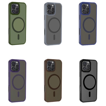 Apple iPhone 16 Pro Max Uyumlu Kılıf M-safe Şarj Özellikli Mat Arka Yüzey Zore Sio Kapak