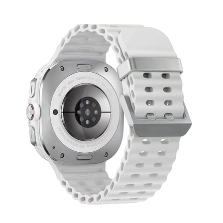 Samsung Galaxy Watch Ultra 47mm Uyumlu Zore KRD-118 Tırtıklı Tasarım Silikon Kordon