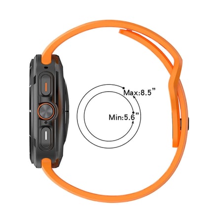 Samsung Galaxy Watch Ultra 47mm Uyumlu Zore KRD-119 Delikli Tasarım Silikon Kordon