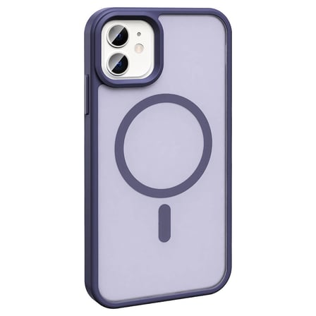 Apple iPhone 11 Uyumlu Kılıf M-safe Şarj Özellikli Mat Arka Yüzey Zore Sio Kapak