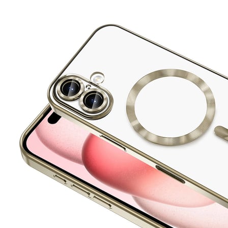 Apple iPhone 16 Uyumlu Kılıf Kamera Korumalı M-safe Wireless Şarj Özellikli Zore Demre Kapak