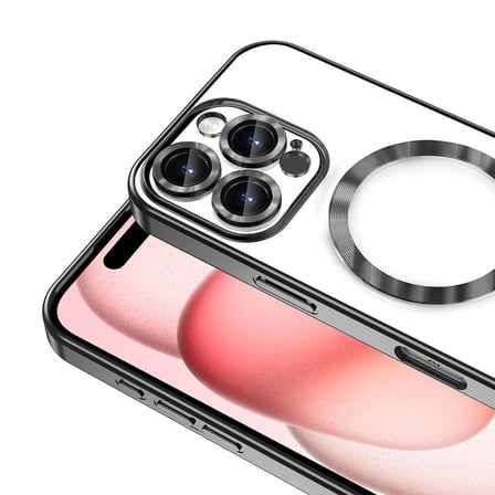 Apple iPhone 16 Pro Max Uyumlu Kılıf Kamera Korumalı M-safe Wireless Şarj Özellikli Zore Demre Kapak