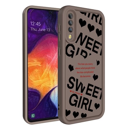 Samsung Galaxy A50 Uyumlu Kılıf Kamera Korumalı Baskılı Arka Yüzey Zore Klas Kapak