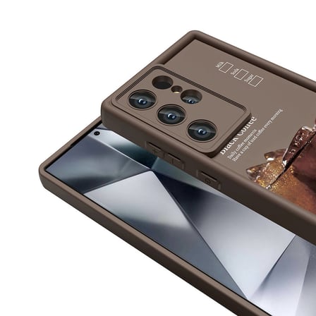 Samsung Galaxy S24 Ultra Uyumlu Kılıf Kamera Korumalı Baskılı Arka Yüzey Zore Klas Kapak