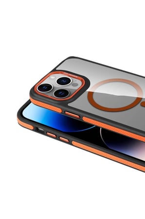 Apple iPhone 14 Pro Max Uyumlu Kılıf M-safe Şarj Özellikli Mat Görünümlü Zore Solo Kapak