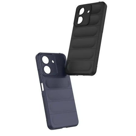 Xiaomi Redmi 13C Uyumlu Kılıf Esnek TPU Oyuklu Arka Yüzey Tasarımlı Zore Etnik Silikon Kapak