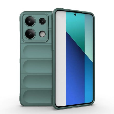 Xiaomi Redmi Note 13 4G Uyumlu Kılıf Esnek TPU Oyuklu Arka Yüzey Tasarımlı Zore Etnik Silikon Kapak