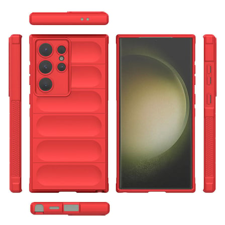 Samsung Galaxy S24 Ultra Uyumlu Kılıf Esnek TPU Oyuklu Arka Yüzey Tasarımlı Zore Etnik Silikon Kapak