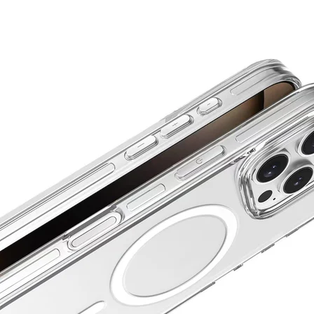 Apple iPhone 16 Pro Uyumlu Kılıf M-safe Şarj Özellikli Kamera Korumalı Zore Kripto Kapak