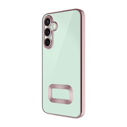 Samsung Galaxy A16 Uyumlu Kılıf Kamera Korumalı Logo Gösteren Zore Omega Kapak