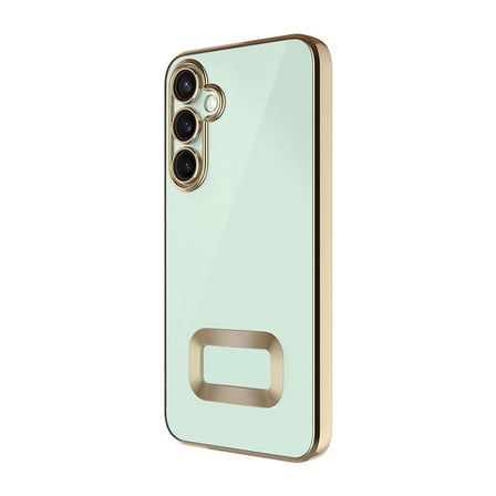 Samsung Galaxy A16 Uyumlu Kılıf Kamera Korumalı Logo Gösteren Zore Omega Kapak