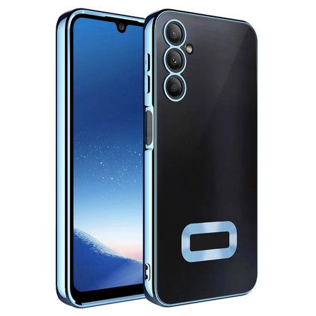 Samsung Galaxy A16 Uyumlu Kılıf Kamera Korumalı Logo Gösteren Zore Omega Kapak