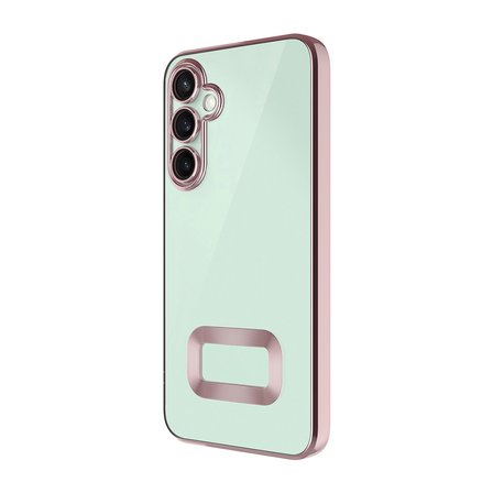 Samsung Galaxy A16 Uyumlu Kılıf Kamera Korumalı Logo Gösteren Zore Omega Kapak
