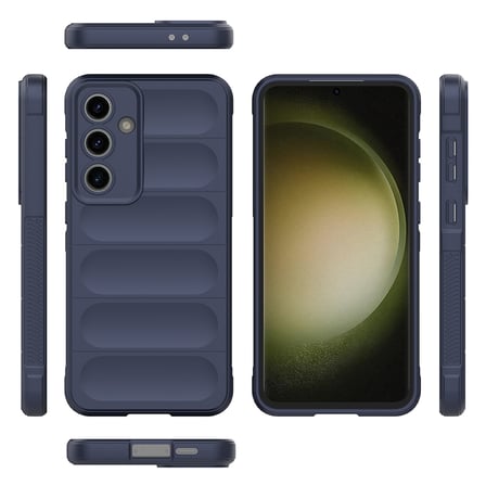 Samsung Galaxy S24 FE Uyumlu Kılıf Esnek TPU Oyuklu Arka Yüzey Tasarımlı Zore Etnik Silikon Kapak