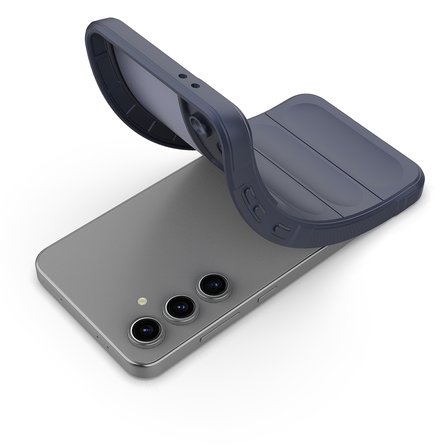 Samsung Galaxy S24 FE Uyumlu Kılıf Esnek TPU Oyuklu Arka Yüzey Tasarımlı Zore Etnik Silikon Kapak