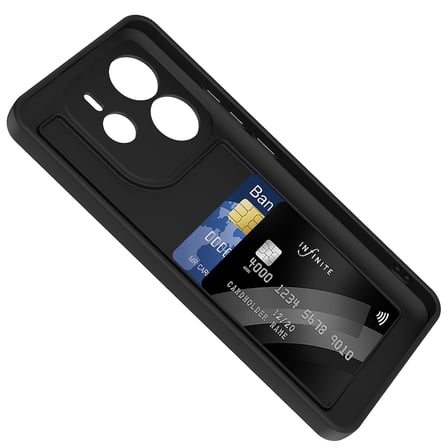 Xiaomi Redmi Note 14 4G Uyumlu Kılıf Kamera Korumalı Kartlık Hazneli Zore Vitra Kapak