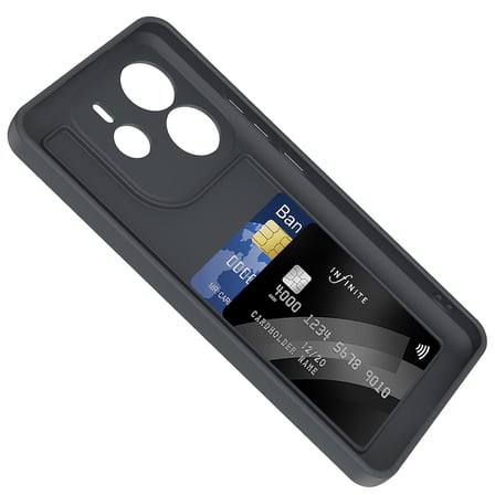 Xiaomi Redmi Note 14 4G Uyumlu Kılıf Kamera Korumalı Kartlık Hazneli Zore Vitra Kapak