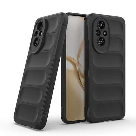 Honor 200 Pro Uyumlu Kılıf Esnek TPU Oyuklu Arka Yüzey Tasarımlı Zore Etnik Silikon Kapak