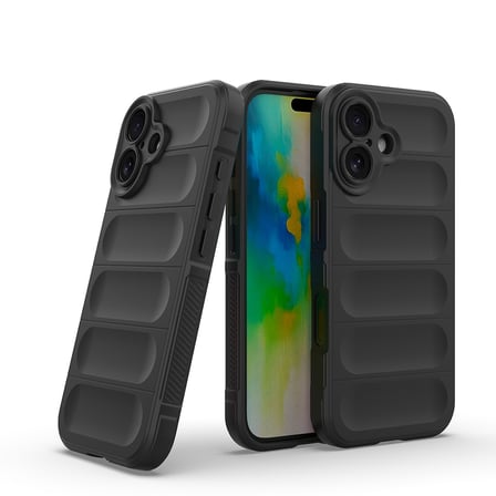 Apple iPhone 16 Uyumlu Kılıf Esnek TPU Oyuklu Arka Yüzey Tasarımlı Zore Etnik Silikon Kapak