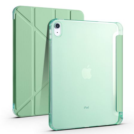 Apple iPad 10.9 2022 (10.Nesil) Uyumlu Kılıf Zore Tri Folding Kalem Bölmeli Standlı Kılıf