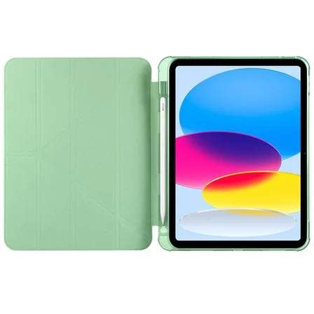 Apple iPad 10.9 2022 (10.Nesil) Uyumlu Kılıf Zore Tri Folding Kalem Bölmeli Standlı Kılıf