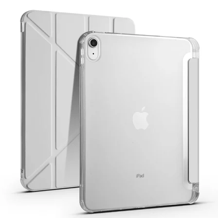 Apple iPad 10.9 2022 (10.Nesil) Uyumlu Kılıf Zore Tri Folding Kalem Bölmeli Standlı Kılıf