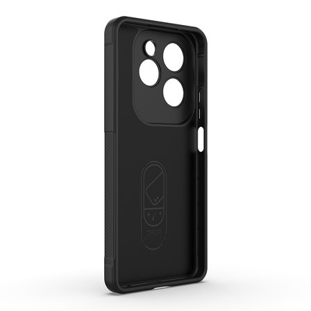 Infinix Hot 40 Uyumlu Kılıf Esnek TPU Oyuklu Arka Yüzey Tasarımlı Zore Etnik Silikon Kapak