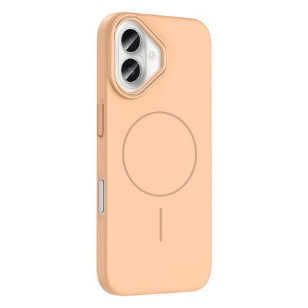Apple iPhone 16 Uyumlu Kılıf M-safe Şarj Özellikli Zore Ruby Sert Kapak