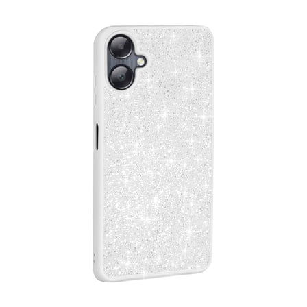 Samsung Galaxy A06 Uyumlu Kılıf Parlak Taşlı Tasarım Zore Pırlanta Kapak