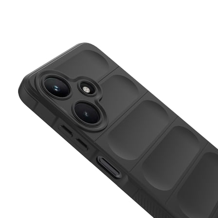 Infinix Hot 30i Uyumlu Kılıf Esnek TPU Oyuklu Arka Yüzey Tasarımlı Zore Etnik Silikon Kapak