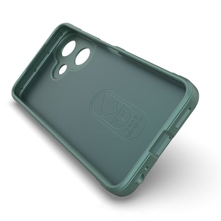 Infinix Hot 30i Uyumlu Kılıf Esnek TPU Oyuklu Arka Yüzey Tasarımlı Zore Etnik Silikon Kapak