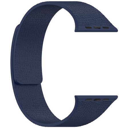 Apple Watch 10 42mm Uyumlu Zore KRD-136 Kabartma Desenli Silikon Kordon