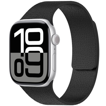 Apple Watch 10 46mm Uyumlu Zore KRD-136 Kabartma Desenli Silikon Kordon