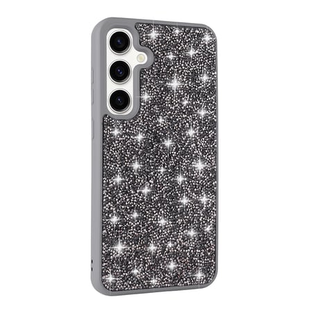 Samsung Galaxy S25 Plus Uyumlu Kılıf Parlak Taşlı Tasarım Zore Pırlanta Kapak